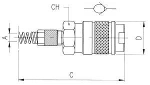 TUB PUSH-ON CU ARC poza tehnica